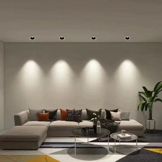 7W White Aluminium LED Downlight – Indoor Ceiling | 3000K Warm White | 110-265V