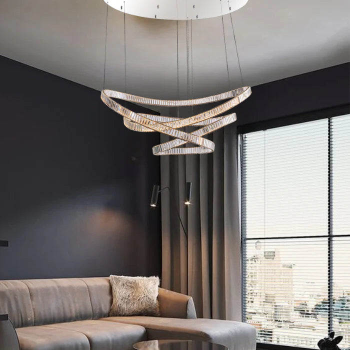 230v 150W LED Carousel Crystal Chandelier