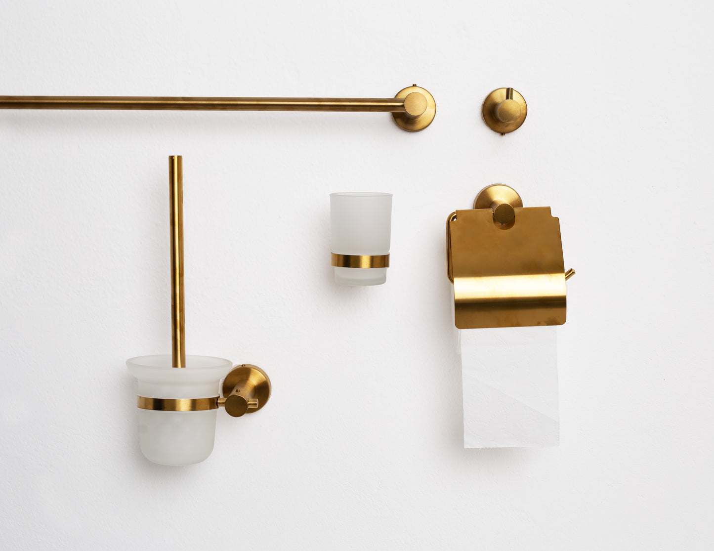 Stainless Steel Bathroom Set