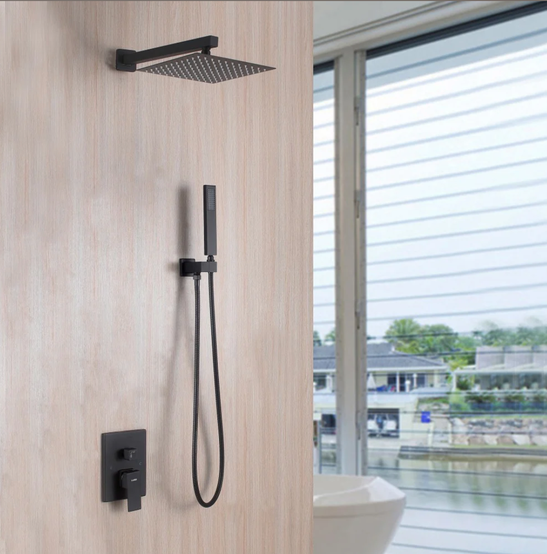 Copper Wall Shower Set