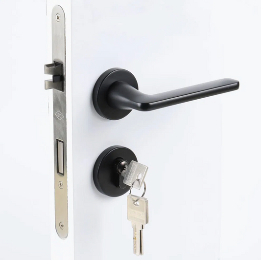 Classic Black Lock and Door Handle – Internal & External Doors