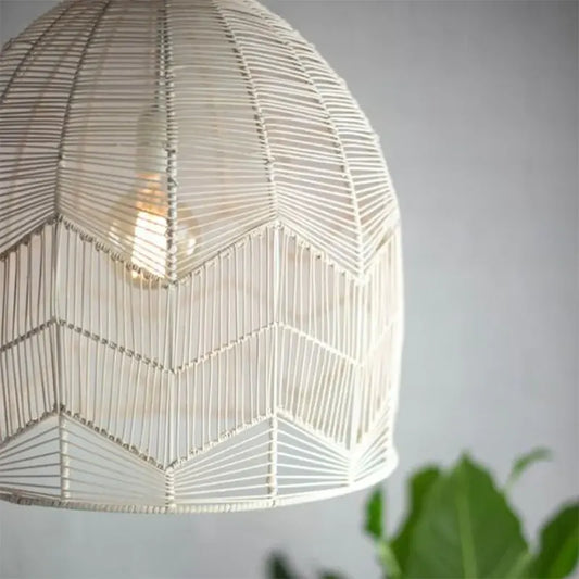 Bamboo Rattan Pendant Light.