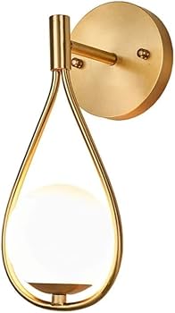 Tear Drop Glass Wall Light