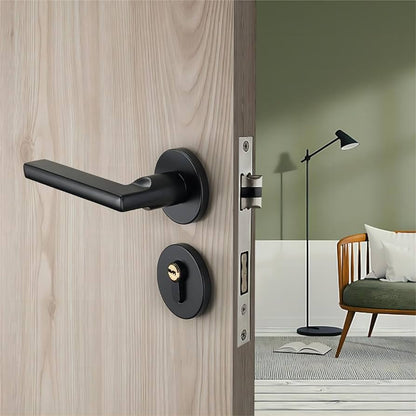Classic Black Lock and Door Handle – Internal & External Doors