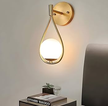 Tear Drop Glass Wall Light