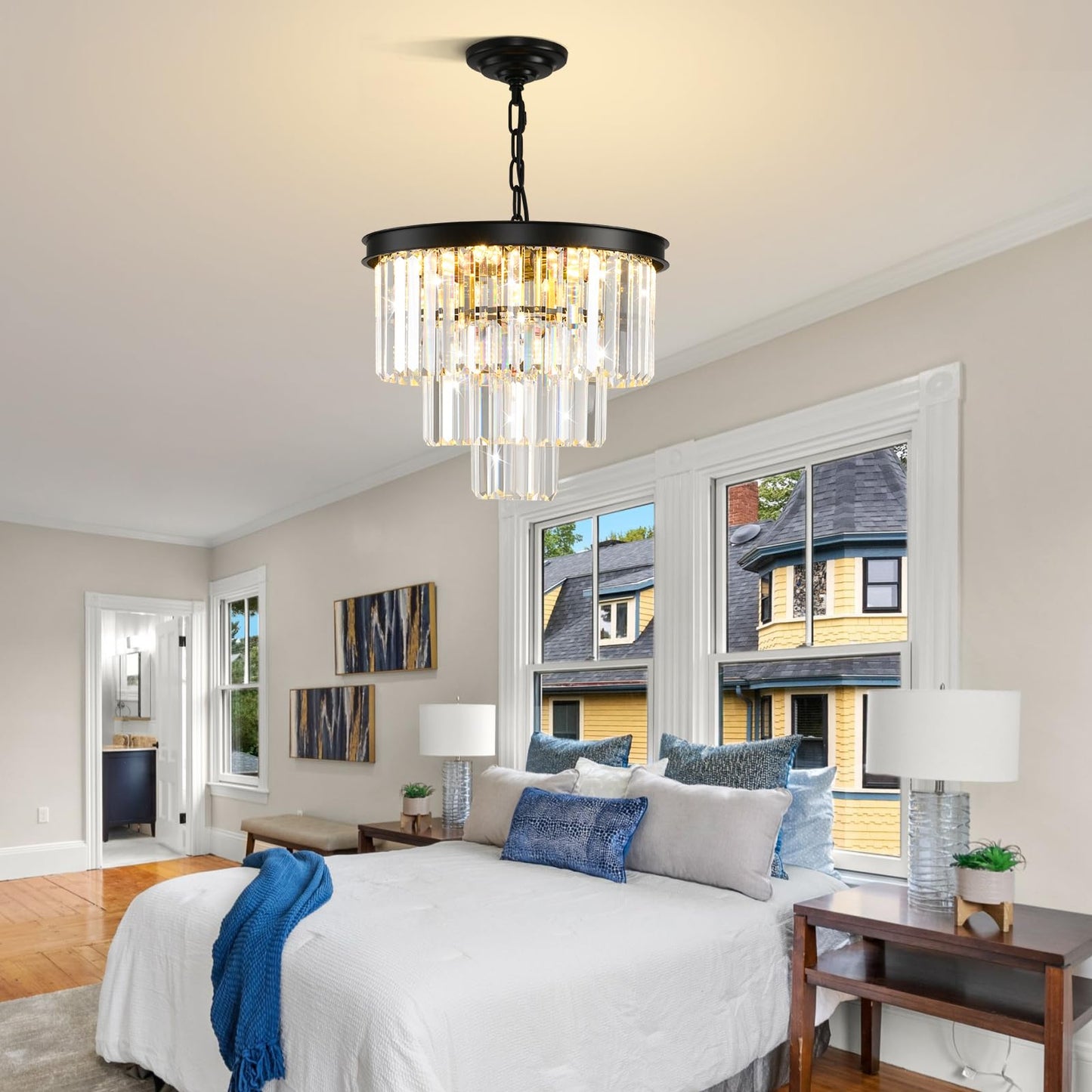 Small Crystal 3 Tier Ceiling