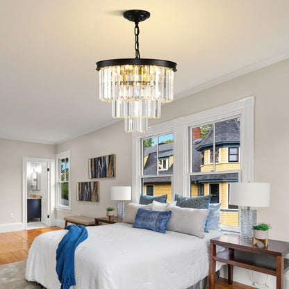 Small Crystal 3 Tier Ceiling