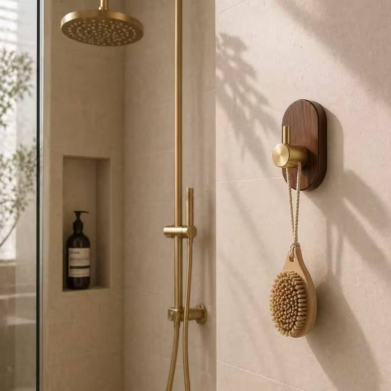 Bathroom Robe Hook Gold