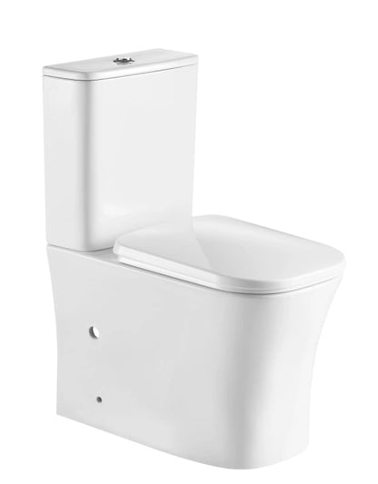 Gio Evora close couple Suite, rimless, S/C seat & quick release hinges, Vortex Flush