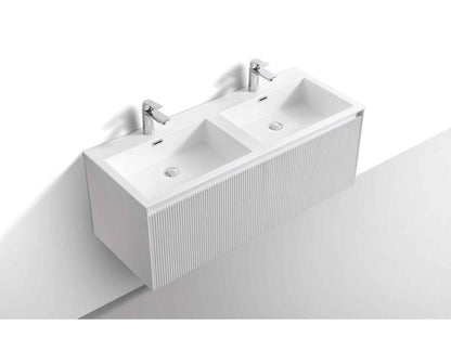GIO Bergamo 1200 Cabinet & Basin-White