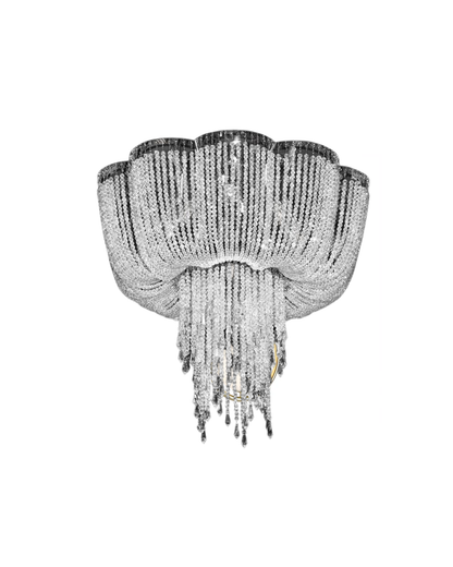 Cascading Crystal Ceiling Fitting