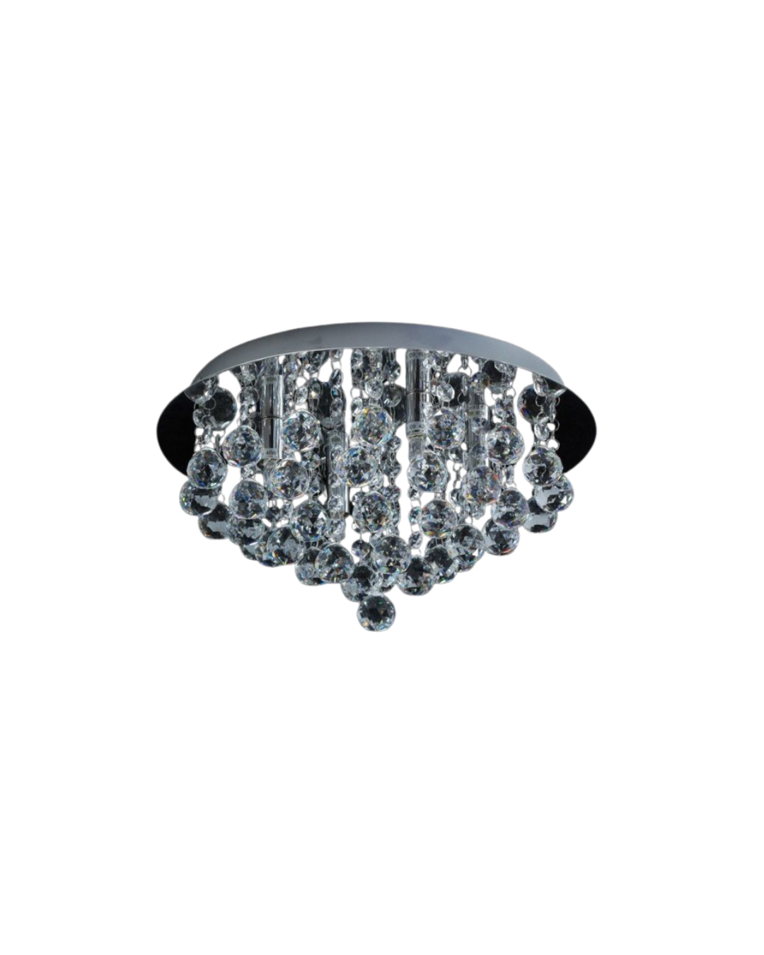 LED Large Round Crystal Ceiling Fitting