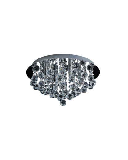 LED Large Round Crystal Ceiling Fitting