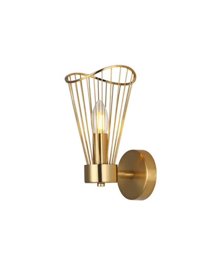 Sensu single gold wall light.