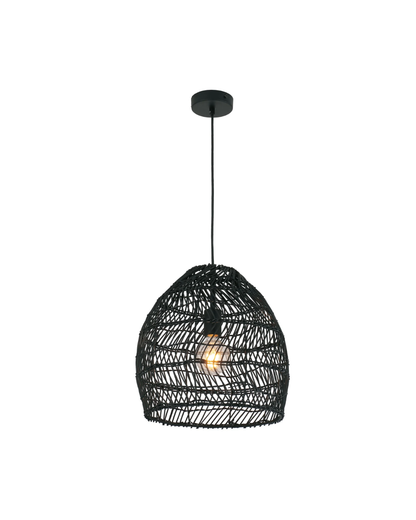 CLA Coup Interior Rattan Ellipse Pendant Light