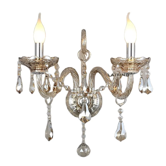 Italian Murano Glass Wall Lamp