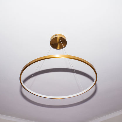 Aluminium Ring LED Ceiling Light – Champagne Gold & More Colours | 26W | 220V | Dual Colour Temperature