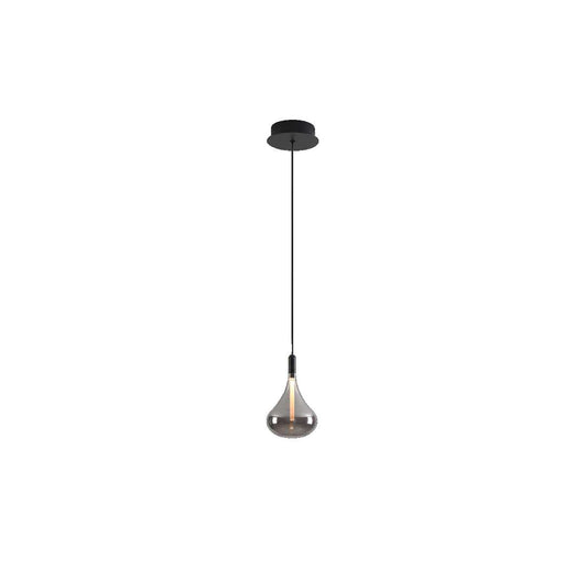 LED Cape Grape Smoke Glass Pendant