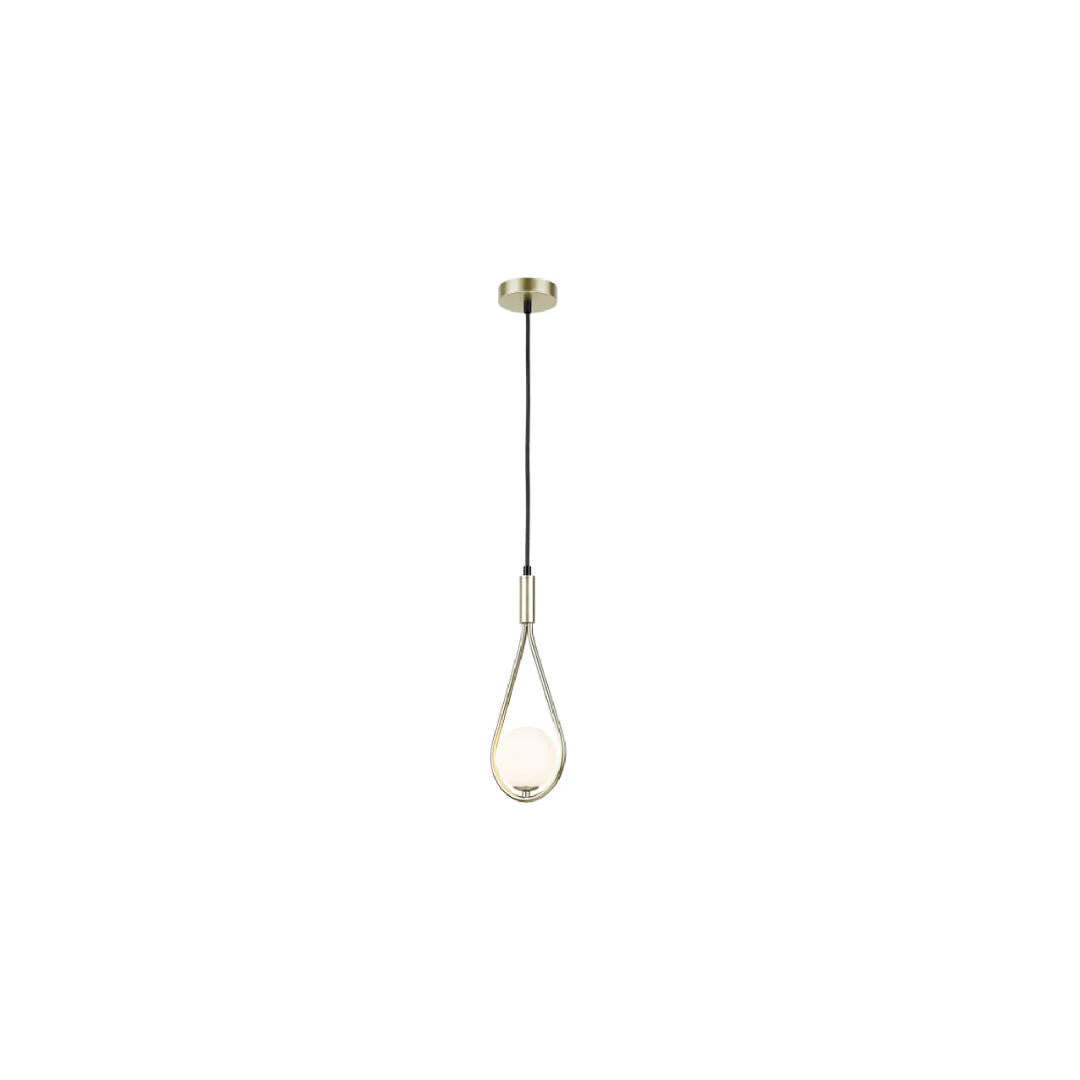 LED Tear Drop Glass Pendant