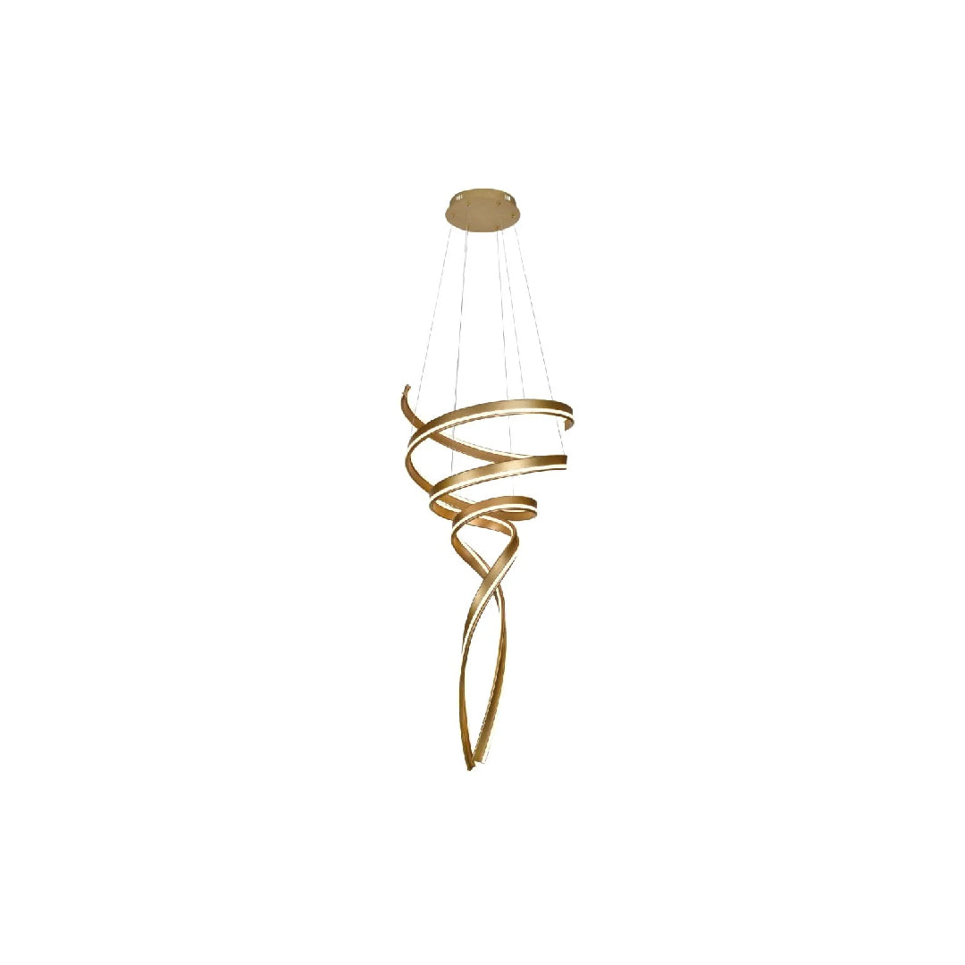 LED Gold Swan Pendant