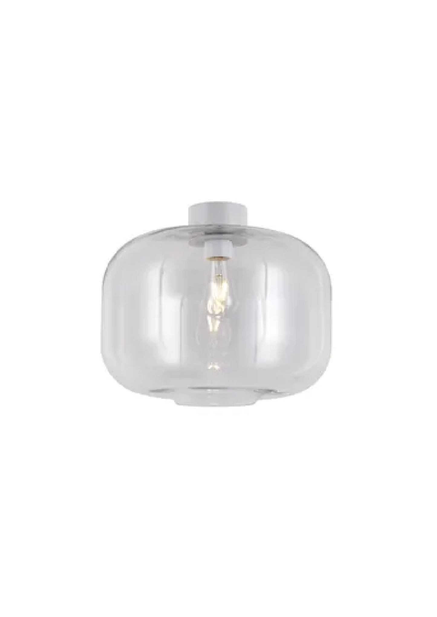 230v 40W E27 Glass Keg Ceiling Light
