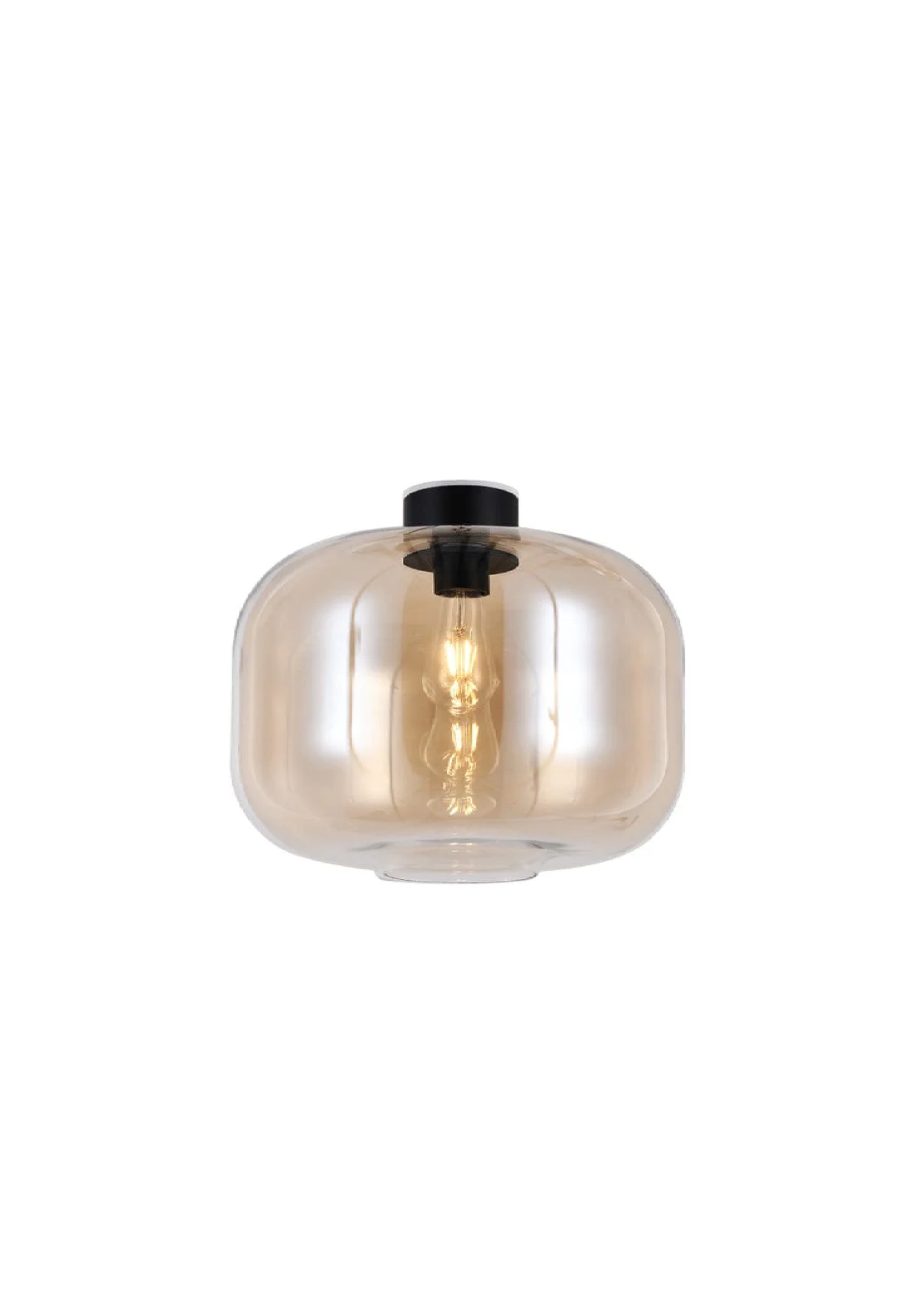 230v 40W E27 Glass Keg Ceiling Light