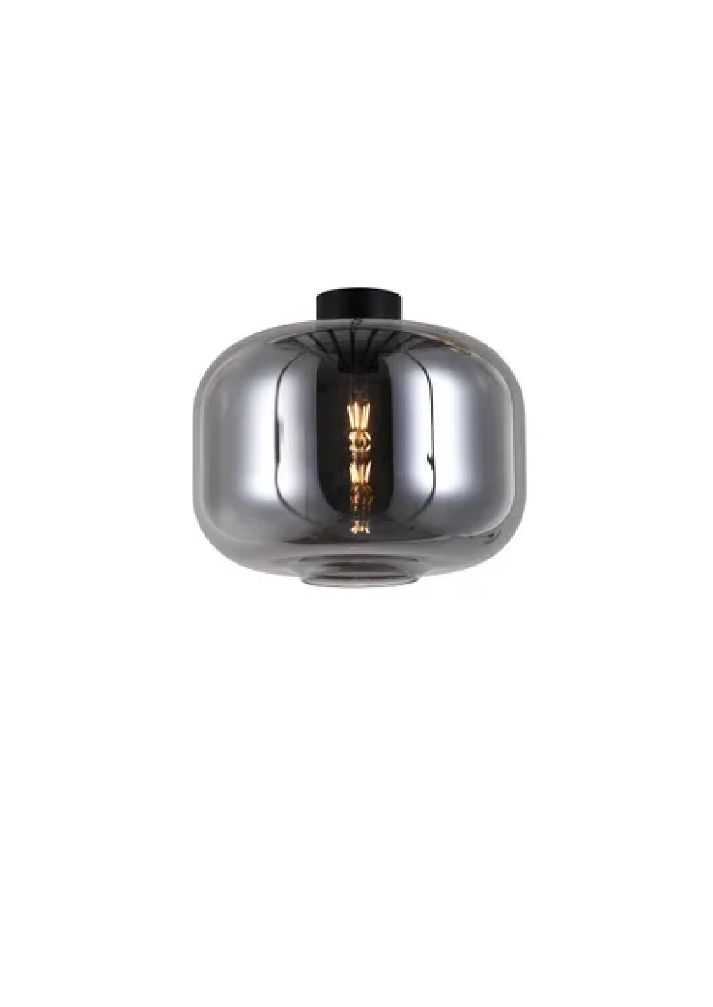 230v 40W E27 Glass Keg Ceiling Light