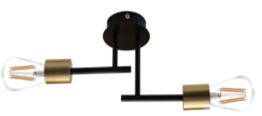 2 Light Traverse Ceiling   Fitting