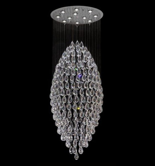 230v 50W GU10 Large Corn Crystal Chandelier