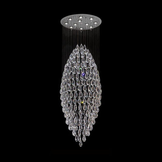 230v 50W GU10 Large Corn Crystal Chandelier