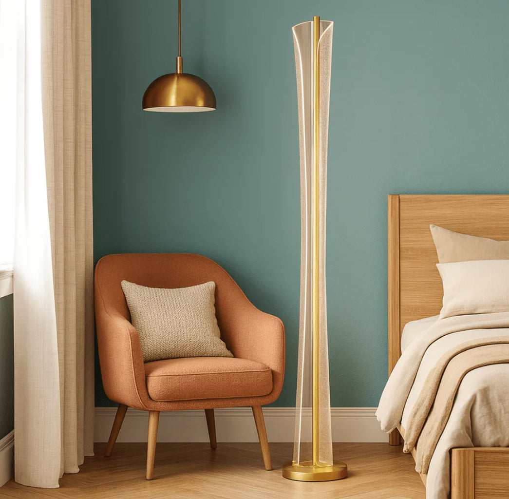LED Cocoon Acrylic Floor Lamp