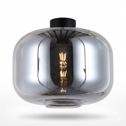 Glass Keg Ceiling Light