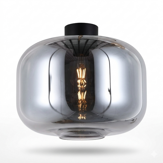 Glass Keg Ceiling Light