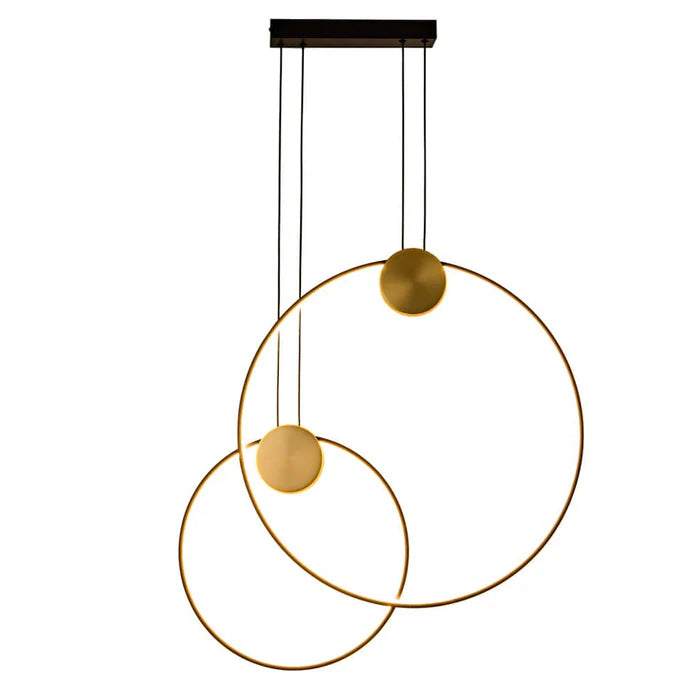 LED Double Ring Pendant