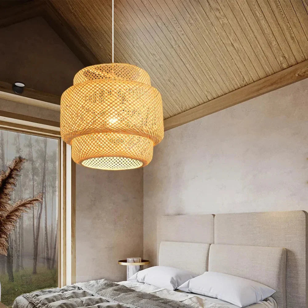 Modina Bamboo Pendant Light