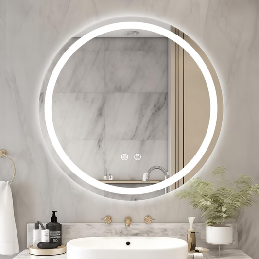 Vanity Cabinet Set and LED Mirror