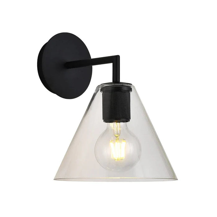 Cone Glass Wall Light